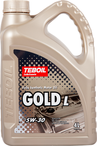 

Масло моторное TEBOIL Gold L 5W–30 синтетическое, Арт. 3453935, 4 л