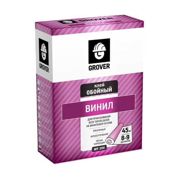 Клей для виниловых обоев Grover, WP 20V, 200 г