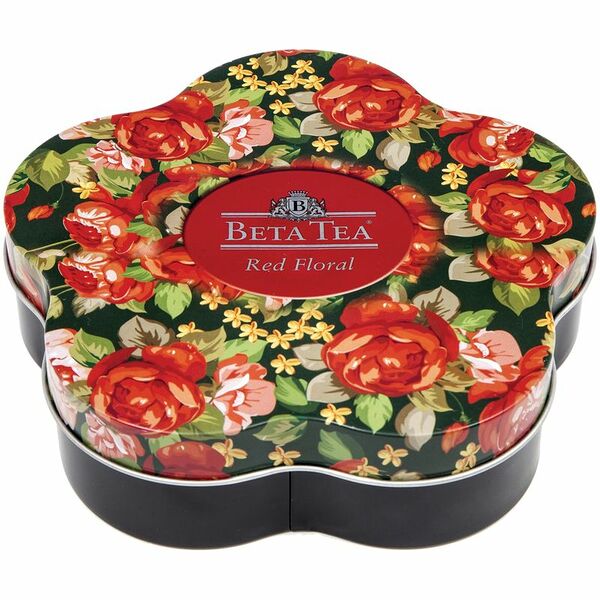 Чай Beta Tea Цветочный узор чёрный байховый ароматизированный, 100г