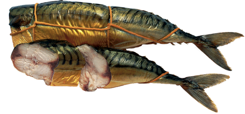 

Скумбрия горячего копчения без головы вес