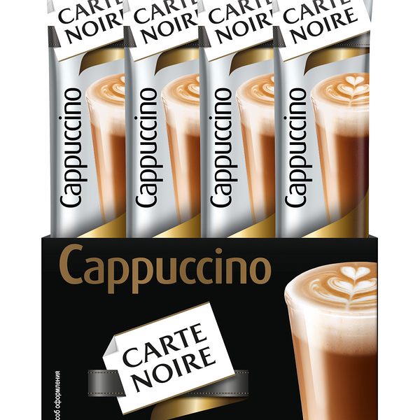 Напиток кофейный Carte Noire Cappuccino растворимый порционный 20 шт х 15 г