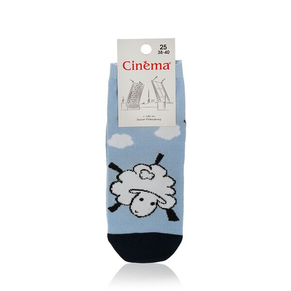 Женские носки Opium 47-3-7ЛС укороченные с рисунком 