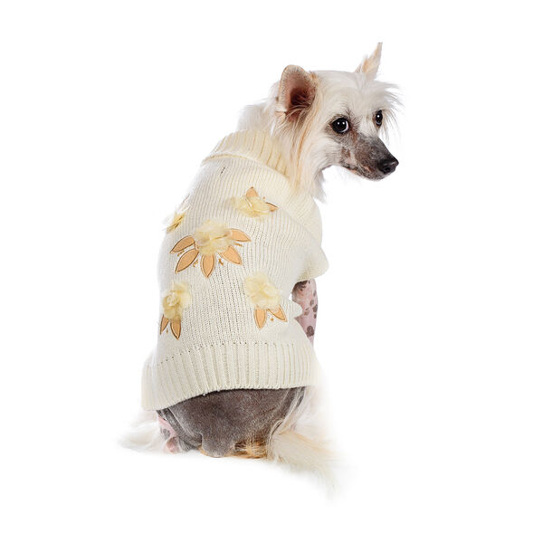 Свитер для собак 35см M бежевый (унисекс)