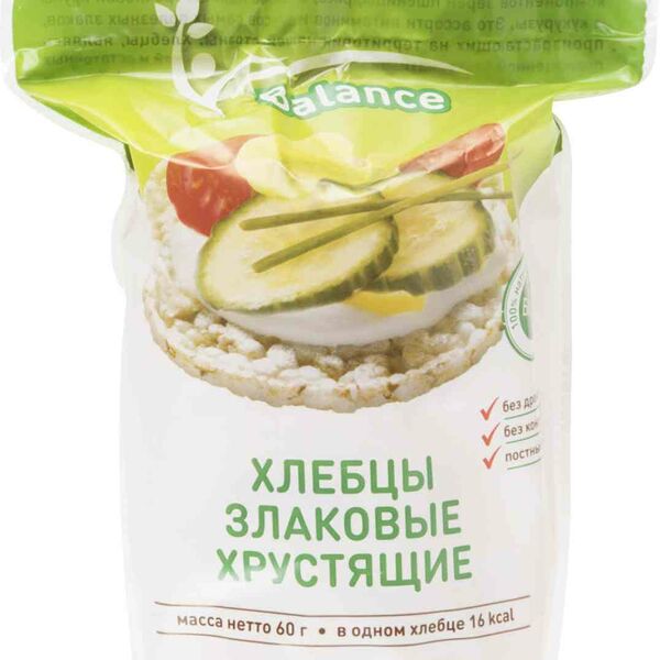 Хлебцы злаковые хрустящие Lope-Lope