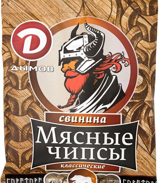 Чипсы мясные Дымов из свинины классические сыровяленые 25г
