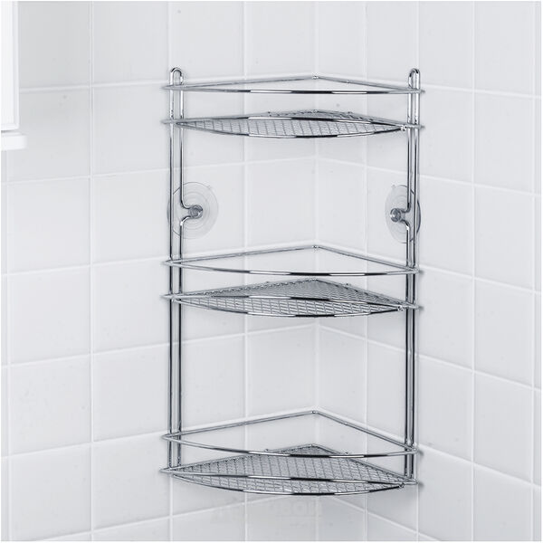 Полка 3-ярусная угловая, Полка 3-ярусная угловая, 21х21х52 см