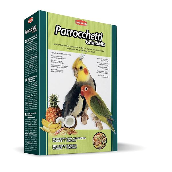 Padovan GrandMix parrocchetti корм для средних попугаев 850 г
