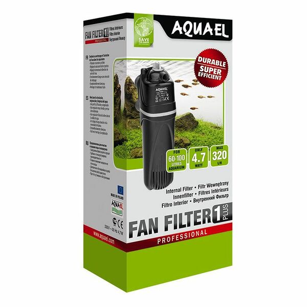 Внутренний фильтр Aquael Fan-1 plus 320 л/ч 60-100 л.