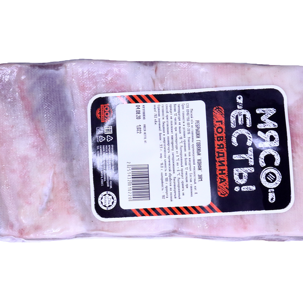 Ребрышки Мясо есть! говяжьи конфи замороженные в/у