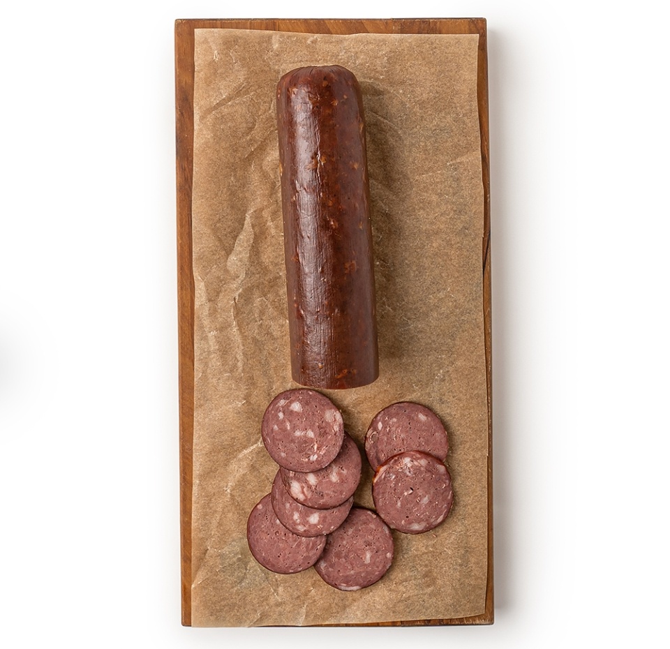 

Колбаса полукопченая ПСК Оленевод Элитная оленья 240 г