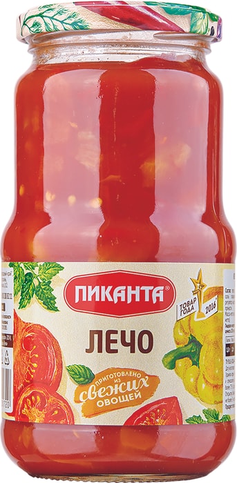 

Лечо Пиканта 450 г