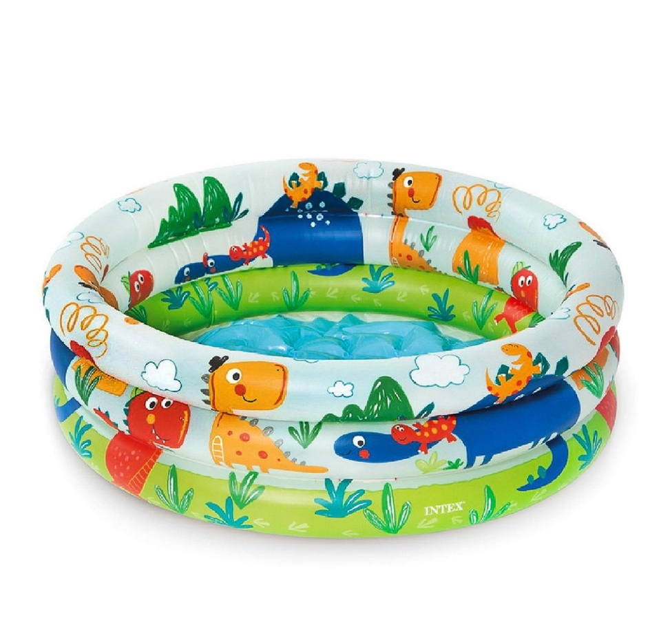 

Бассейн надувной Intex Зверята на пляже Beach Buddies Pool 61x22см 1-3 года, Китай