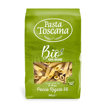 

Макаронные изделия Pasta Toscana БИО Пенне ригате Pastificio Fabianelli S.p.a 500 г