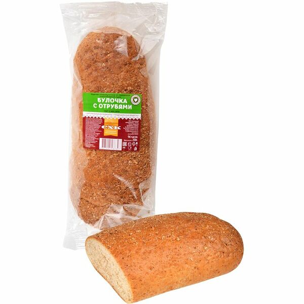 Булочка Сарапульский хлебокомбинат с отрубями