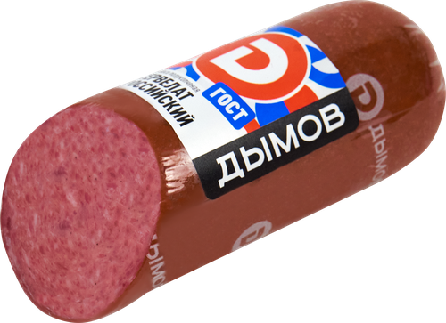 

Колбаса полукопченая Дымов Сервелат Российский 330г