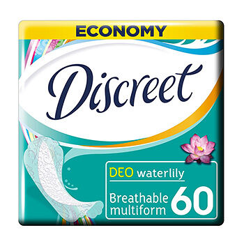 Прокладки Discreet Deo Waterlily multiform 60 шт