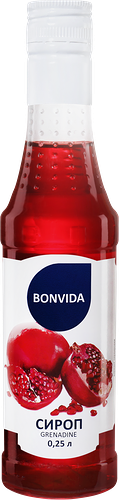 Топпинг BONVIDA со вкусом гренадин, 250мл