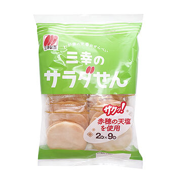 Рисовое печенье Sanko классическое с солью