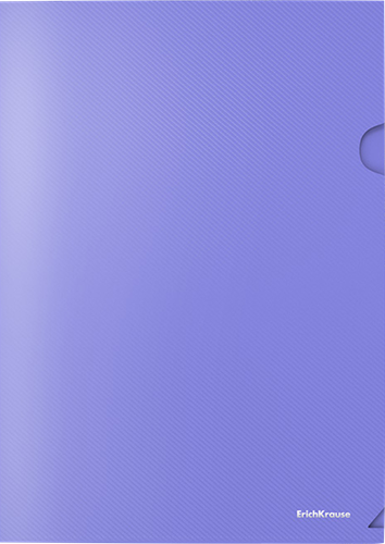 

Папка-уголок ERICHKRAUSE Diagonal Pastel А4, пластиковая, непрозрачная, в ассортименте