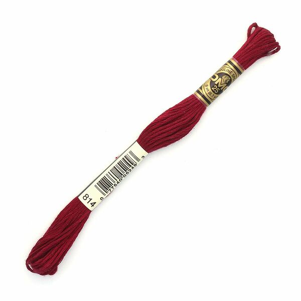 Мулине DMC 117, 8 м (814), 1 шт