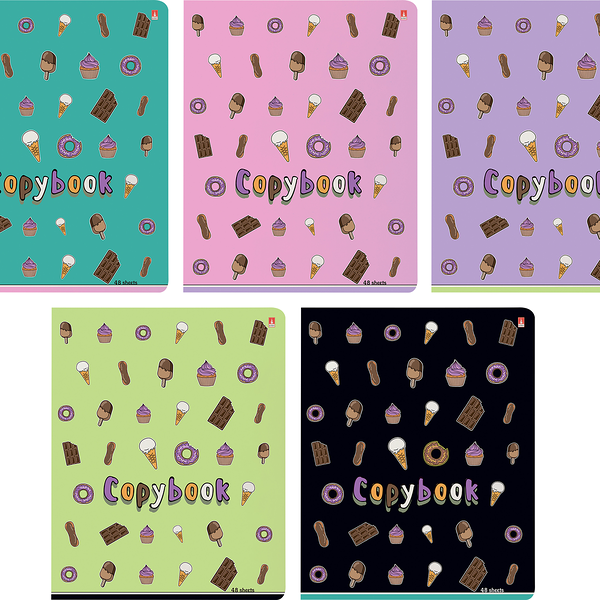 Тетрадь Сладости А5 48 листов ТМ Альт