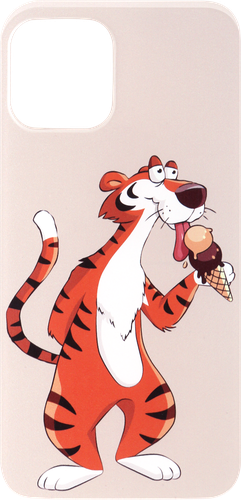 

Чехол для iPhone 5/5S/SE Тигр и мороженое, бежевый