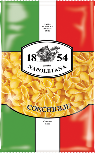 

Макароны PASTA NAPOLETANA Ракушки, группа А, 400г