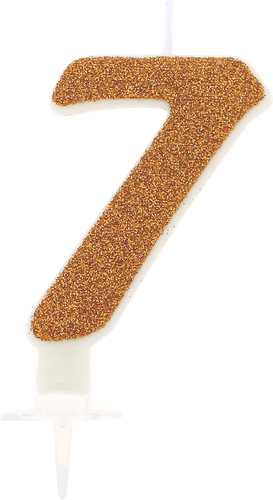 

Свеча Цифра 7 блестящая Арт. СЦБ7