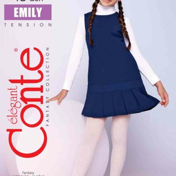Колготки детские Conte elegant Fantasy Emily цвет: bianco/белый, размер 140-146, 40 den