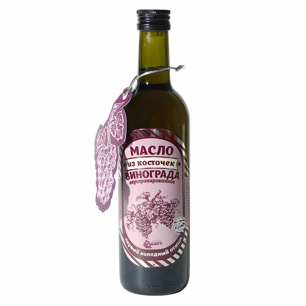 Масло из косточек винограда нерафинированное ТМ Валиса