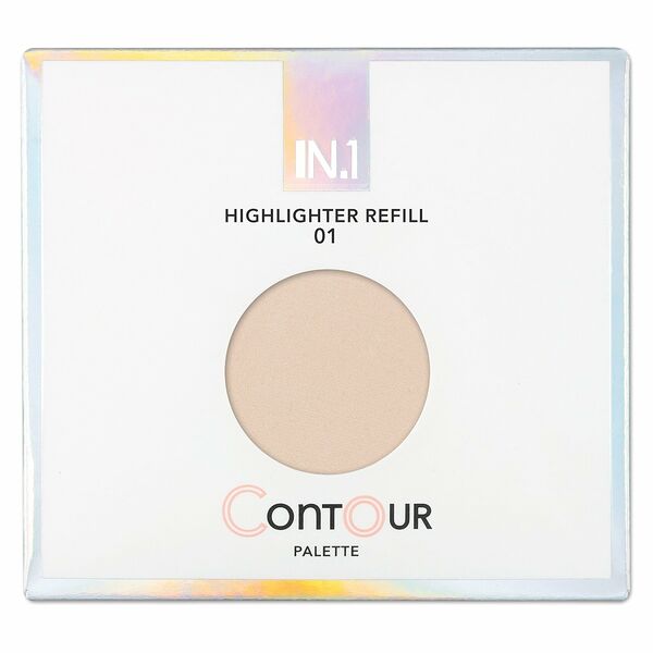 N.1 Highlighter Refill Хайлайтер для палетки Contour Palette, 3 г, 01