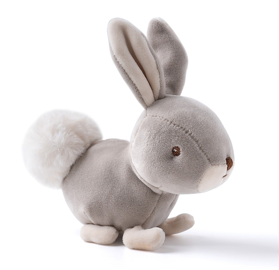 

Игрушка мягкая «Заяц» сидящий серый, Bukowski, 13.5 см, Швеция