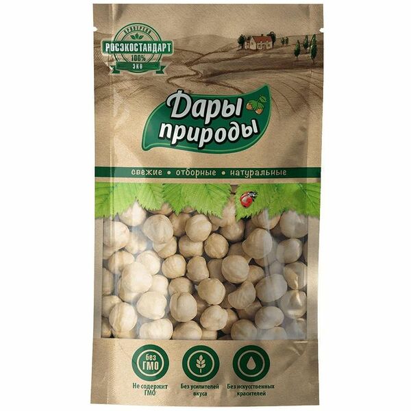 Фундук жареный ТМ Дары природы