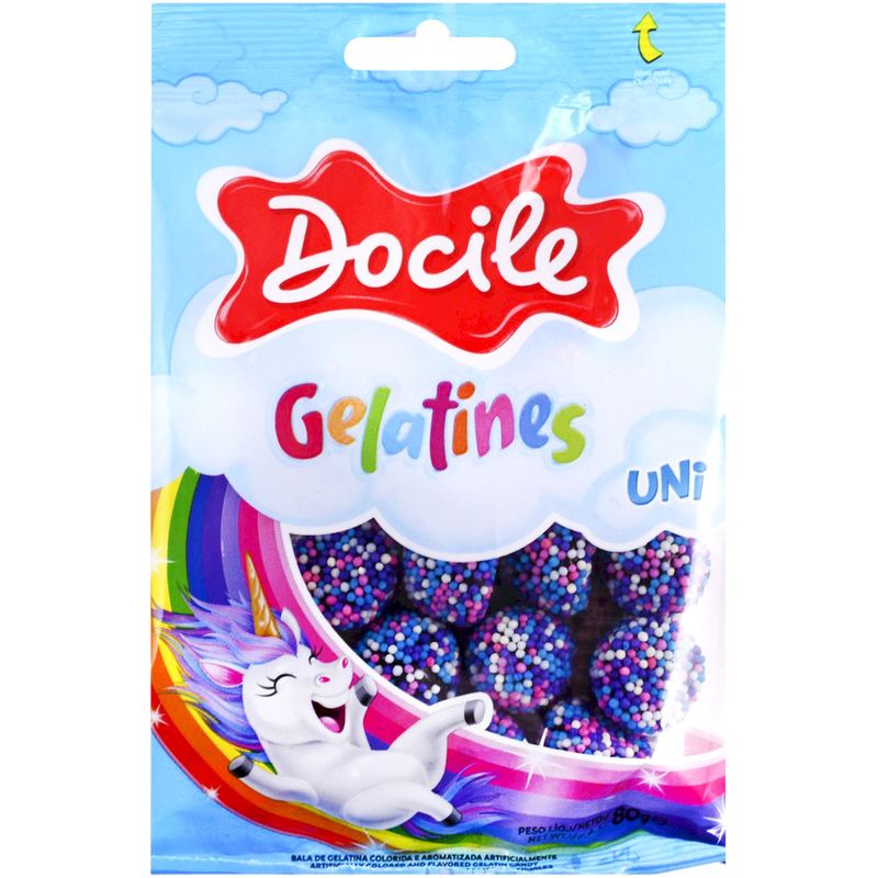 

Мармелад Docile Gelatines Unicorn жевательный со вкусом клубники, 80 г