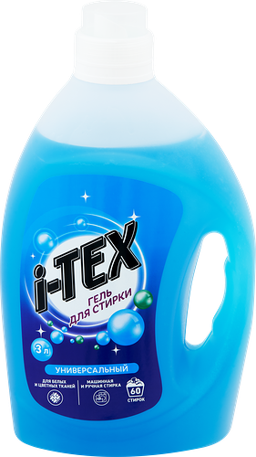 Гель для стирки i-TEX универсальный 3 л