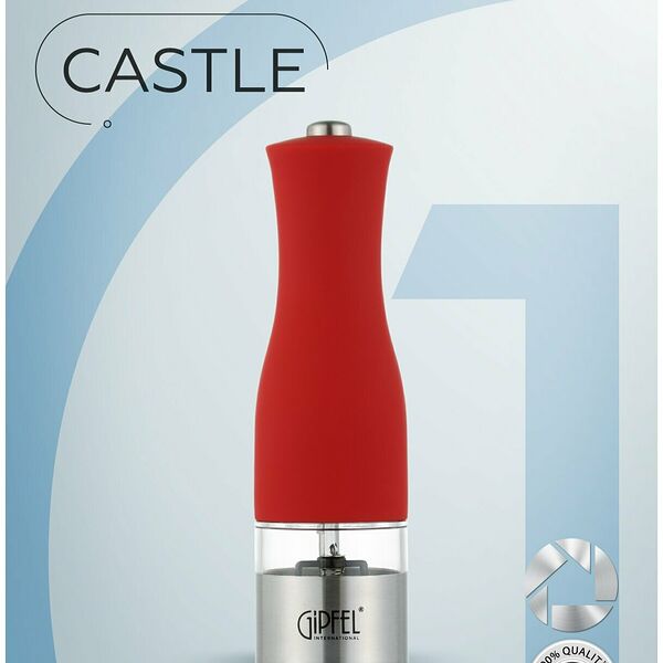 Мельница электрическая GIPFEL CASTLE 50661 красный