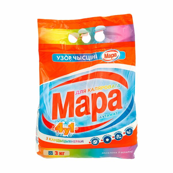 Стиральный порошок, Мара, 4 в 1, 3 кг