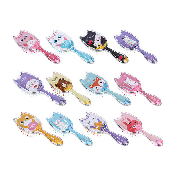 Юниlook расческа массажная детская, пластик, 16x6см, 12 дизайнов