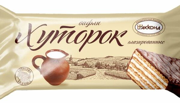 Вафли Акконд Хуторок глазированные 30г