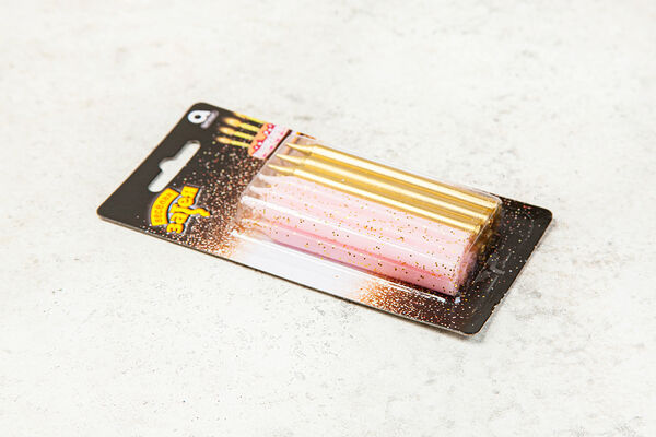 Свечи для торта Весёлая затея, в ассортименте, 12 шт.