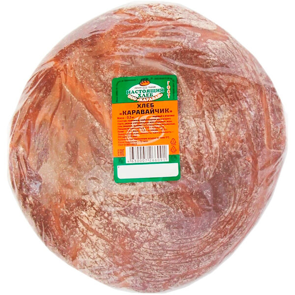 Хлеб Настоящий Хлеб Каравайчик, 1 шт.