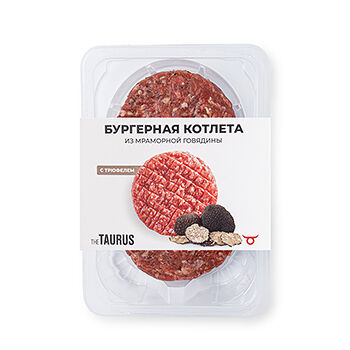 Бургерная котлета из говядины с трюфелем Taurus 320г, Россия