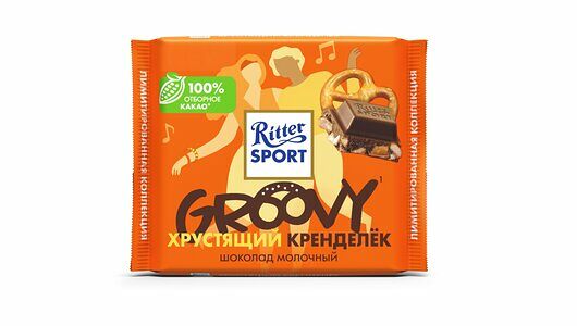 Шоколад молочный Ritter Sport Хрустящий кренделек 100г
