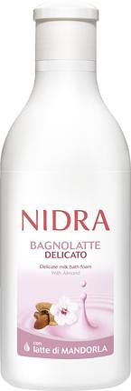 Пена-молочко для ванны Nidra Деликатное с миндальным молоком