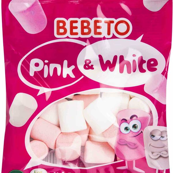 Суфле-маршмеллоу Bebeto Pink&White со вкусом ванили и клубники