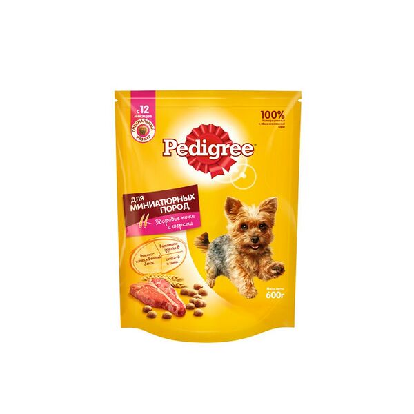 Корм Pedigree для собак сухой говядина для миниатюрных пород