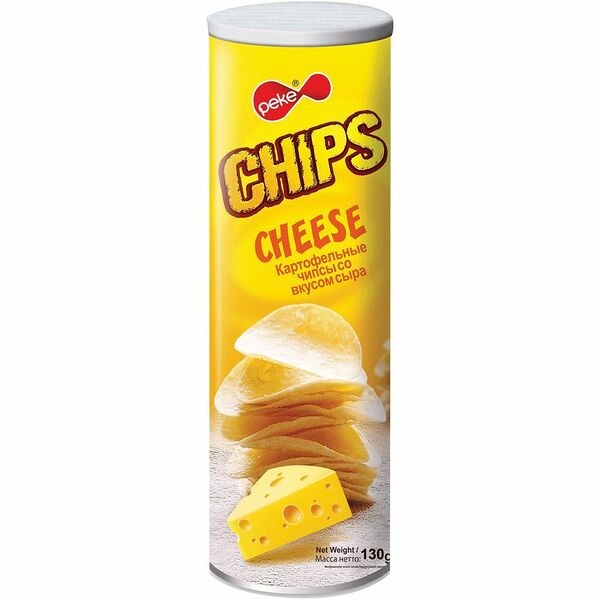 Чипсы картофельные Peke со вкусом сыра, 130г