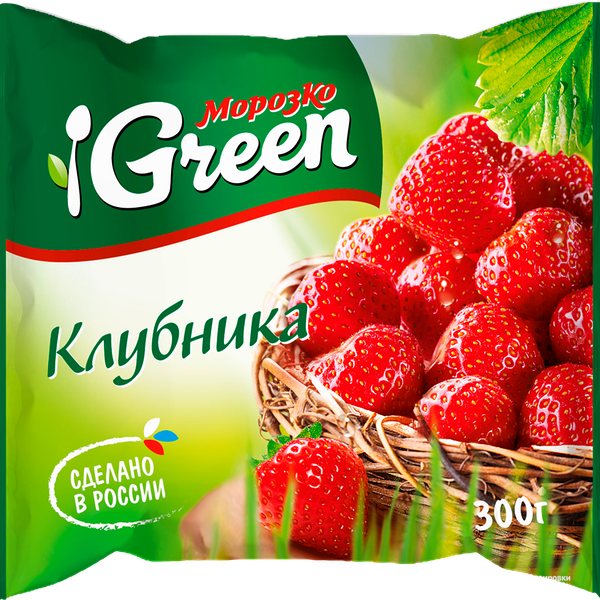 Клубника МОРОЗКО Green 300г