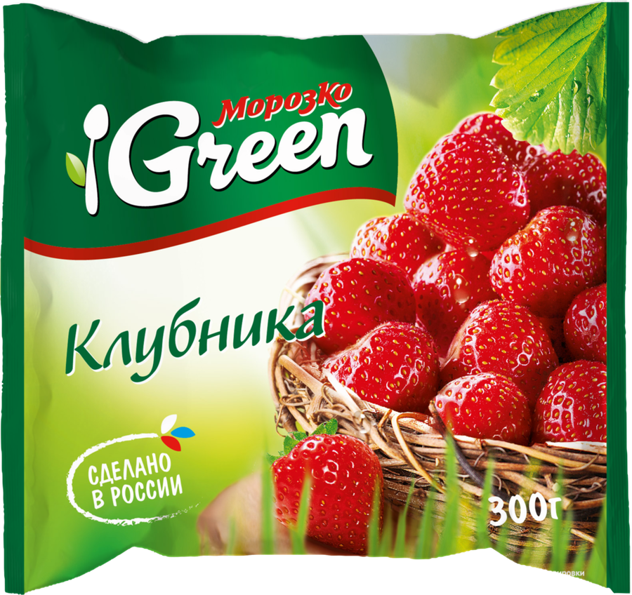 

Клубника Морозко Green замороженная 300 г