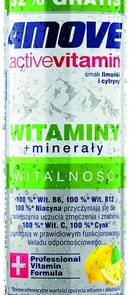 Напиток витаминизированный 4Move ActiveVItamin со вкусом лимона и лайма 330мл